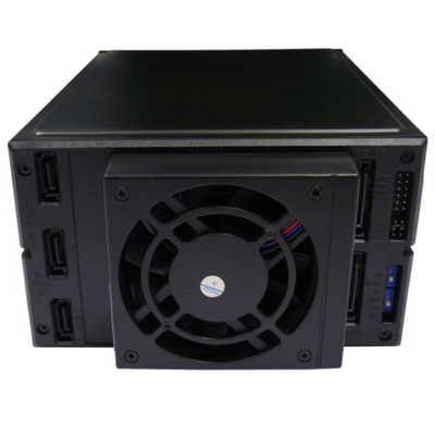 ディラック 5.25インチベイ2段3.5インチ/2.5インチHDD3台用トレー式