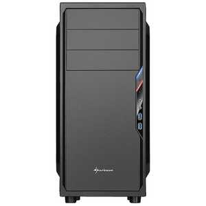 SHARKOON ATX/Micro ATX対応ミドルタワーPCケース (電源なし・ブラック) SHA-VS4-VBK SHARKOON ATX/Micro ATX対応ミドルタワーPCケース (電源なし・ブラック) SHA-VS4-VBK