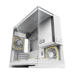 GEOMETRICFUTURE Model 3 White with 5FAN GF-M3-WTPLUS