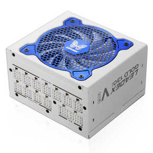 SUPERFLOWER PC電源 SF-1000F14TG WT LEADEX V Gold PRO 1000W WHITE ホワイト / ブルー [1000W /ATX /Gold] SF1000F14TGWT