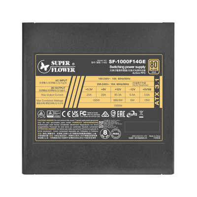 M*￼様 SUPERFLOWER ATX3.1 SF-1000F14GE 100 SUPERFLOWER LEADEX III GOLD 1000W ATX3.1 ［1000W /ATX /Gold