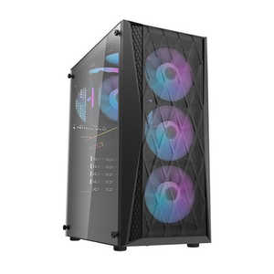 DARKFLASH PCケース［ATX /Micro ATX /Mini-ITX］DK352 ブラック DK352/BK/4ARGB