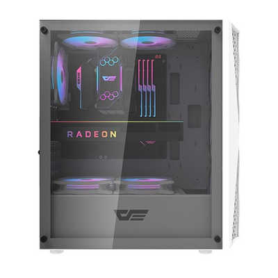 DARKFLASH PCケース［ATX /Micro ATX /Mini-ITX］DK352 ホワイト