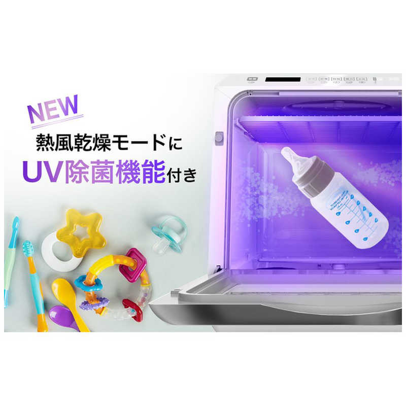 ソウイジャパン ソウイジャパン UV除菌機能付き自動食器洗い乾燥機 SOUYI ホワイト[~3人用] SY118UV SY118UV
