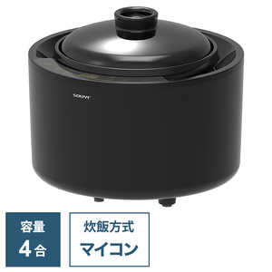 ソウイジャパン 炊飯器 4号 土鍋気分 マイコン 土鍋 SY-150-BK