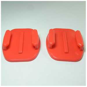 GOBROS. 貼り付けタイプ フラットマウント(2個SET) GB0110 (レッド) GOBROS. 貼り付けタイプ フラットマウント(2個SET) GB0110 (レッド)