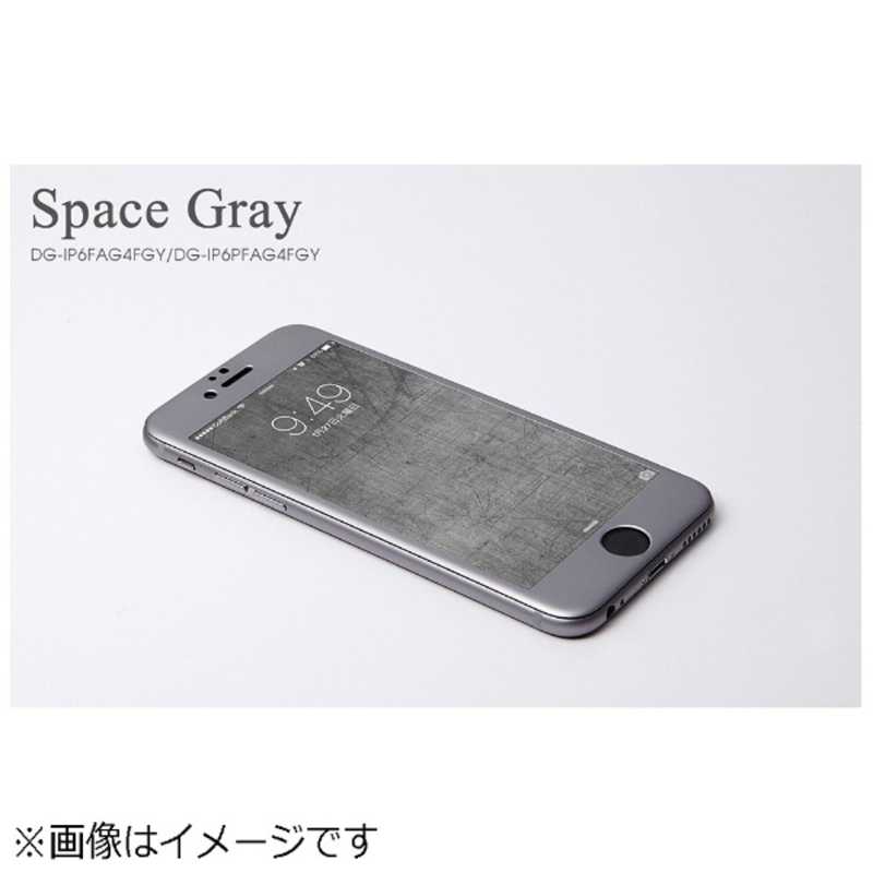DEFF DEFF iPhone 6用 W-FACE High Grade Glass&Aluminum Screen Protector スペースグレー DGIP6FAG4FGY DGIP6FAG4FGY