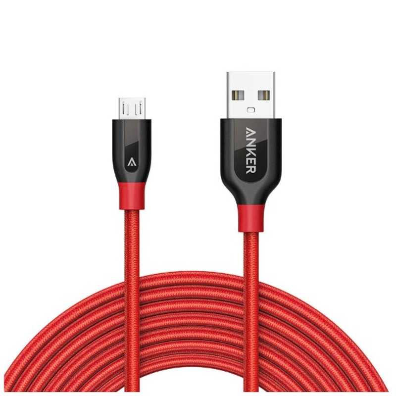 アンカー Anker Japan アンカー Anker Japan ［micro USB］ケーブル 充電・転送 （3m・レッド） [3.0m] A8144091 A8144091