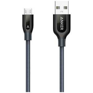 アンカー Anker Japan ［micro USB］PowerLine+ ケーブル （90cm）グレー [0.9m] A81420A1