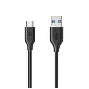 アンカー 0.9m［USB-C ⇔ USB-A］3.0ケーブル 充電・転送　ブラック A8163011