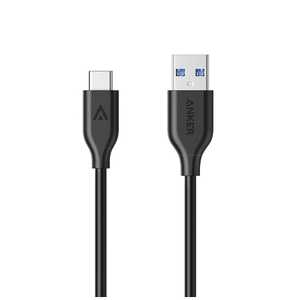 アンカー Anker Japan 0.9m［USB-C ⇔ USB-A］3.0ケーブル 充電・転送　ブラック A8163011