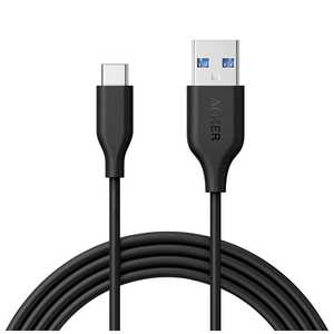 アンカー Anker Japan 1.8m［USB-C ⇔ USB-A］3.0ケーブル 充電・転送　ブラック A8166011