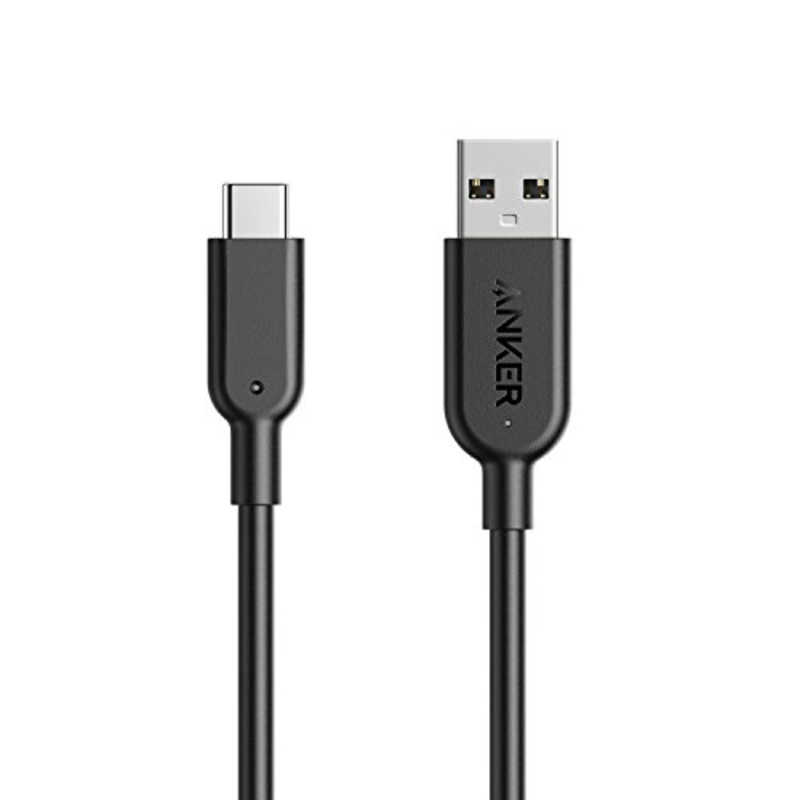 アンカー アンカー Anker PowerLine II USB-C & USB-A 3.1(Gen2) ケーブル(0.9m) black [0.9m] A8465011 A8465011