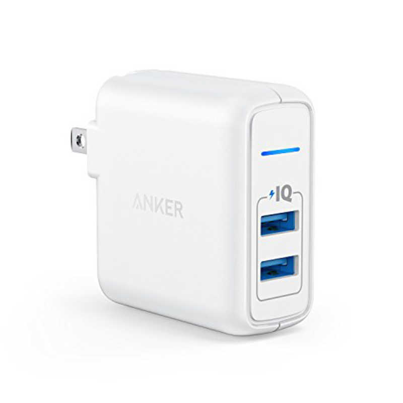 アンカー Anker Japan アンカー Anker Japan Anker PowerPort 2 Elite （24W USB急速充電器） ホワイト [2ポート] A2023121 A2023121