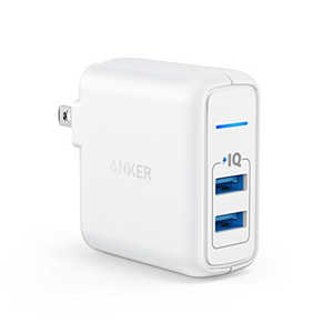 アンカー Anker Japan Anker PowerPort 2 Elite （24W USB急速充電器） ホワイト [2ポート] A2023121