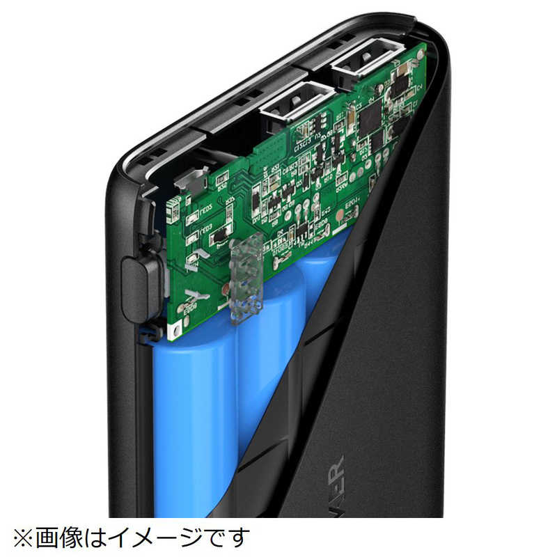 アンカー Anker Japan アンカー Anker Japan モバイルバッテリー PowerCore ブラック [2ポート /microUSB /充電タイプ] A1214N11 A1214N11