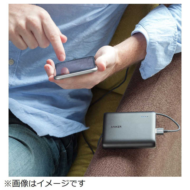 アンカー Anker Japan アンカー Anker Japan モバイルバッテリー PowerCore ブラック [2ポート /microUSB /充電タイプ] A1214N11 A1214N11