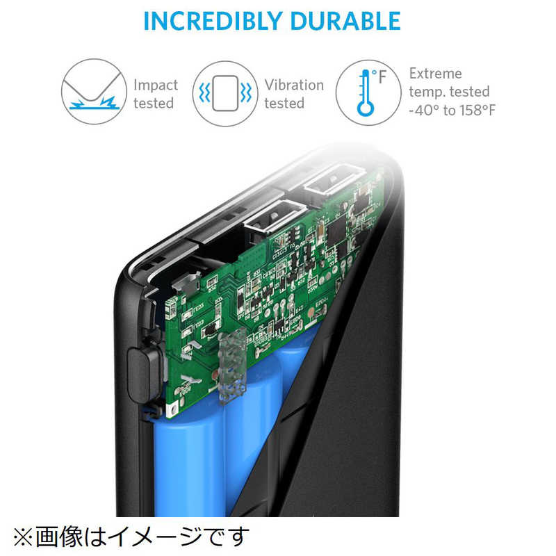 アンカー Anker Japan アンカー Anker Japan モバイルバッテリー PowerCore ブラック [2ポート /microUSB /充電タイプ] A1214N11 A1214N11