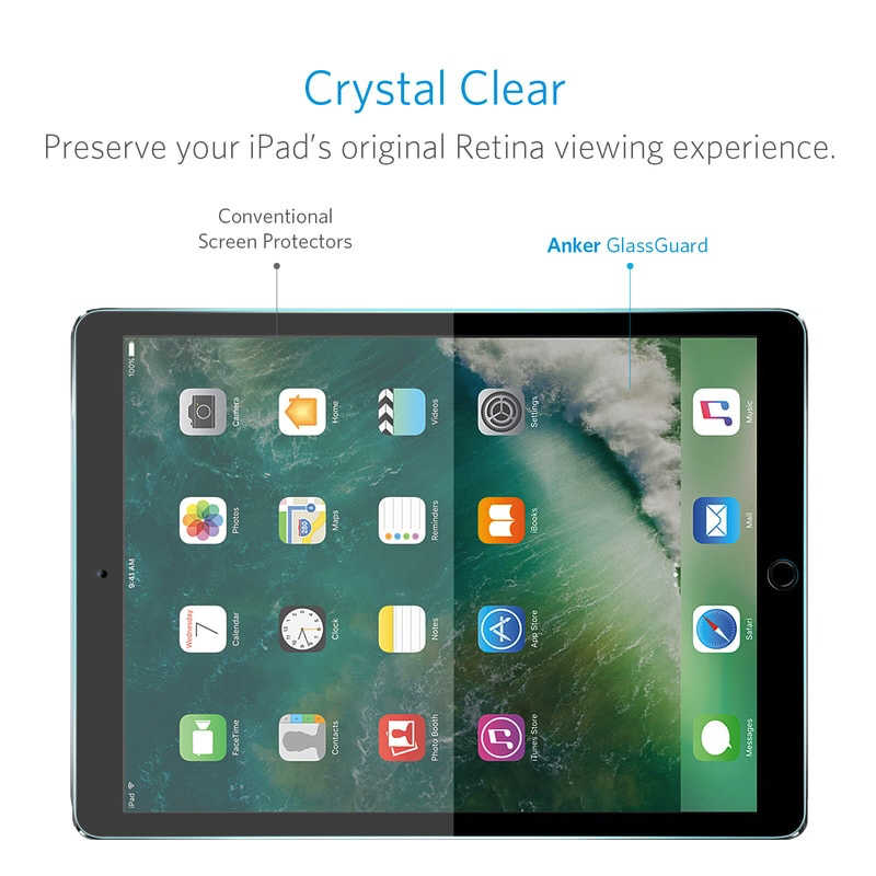 アンカー Anker Japan アンカー Anker Japan Anker GlassGuard iPad Pro 10.5インチ用 強化ガラス液晶保護フィルム clear A7261002 A7261002