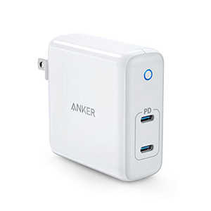 アンカー Anker PowerPort Atom PD 2 white ホワイト [2ポート/USB PD対応/GaN(窒化ガリウム) 採用] A2029121