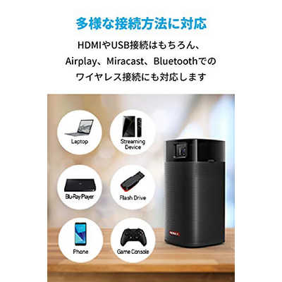 アンカー Anker Japan モバイルプロジェクター Nebula Apollo ブラック ...