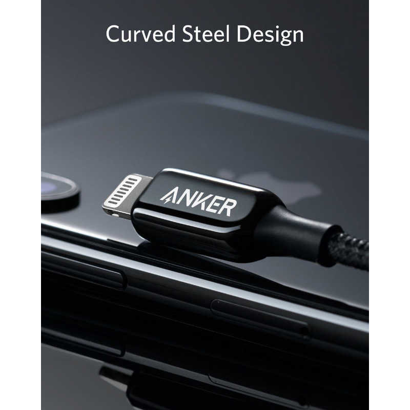 アンカー Anker Japan アンカー Anker Japan Anker PowerLine+ III USB-C ＆ ライトニングケーブル（0.9m） black A8842011 A8842011