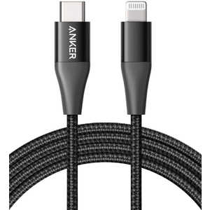 アンカー Anker Japan Anker PowerLine+ II USB-C ＆ ライトニング ケーブル（1.8m ブラック) black [約1.8m/USB PD対応] A8653011