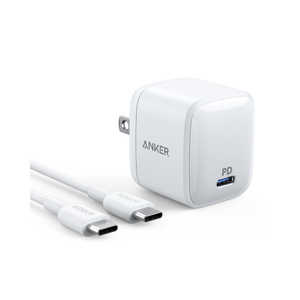 アンカー Anker Japan Anker PowerPort Atom & USB-C & USB-C ケーブル （1.8m） 付属 ホワイト [1ポート/USB PD対応] B2017N21