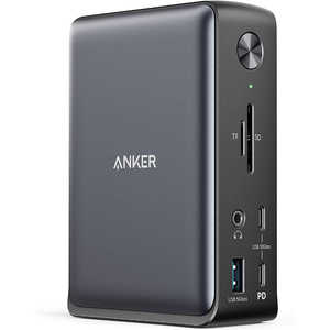 アンカー Anker Japan USB PD対応 85W ドッキングステーション グレー [USB Power Delivery対応] A83925A1