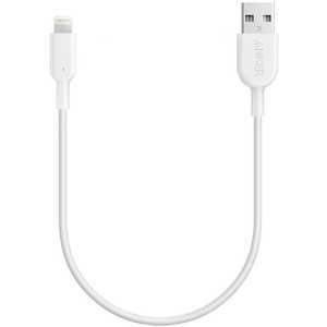 アンカー Anker Japan Anker PowerLine II ライトニングUSBケーブル(0.3m) white [約0.3m] A8431022