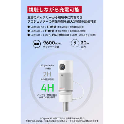 アンカー Anker Japan Nebula 公式バッテリー搭載三脚スタンド