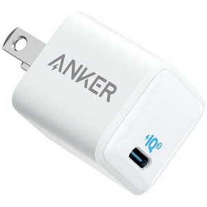 アンカー Anker Japan Anker PowerPort III Nano 20W ホワイト [1ポート/USB PD対応] A2633N23