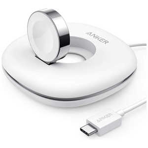アンカー Anker Japan Anker Magnetic Charging Dock for Apple Watch (USB-C & Apple Watch磁気充電器) white A8802021