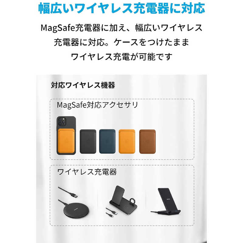 アンカー Anker Japan アンカー Anker Japan Anker Magnetic Silicone Case for iPhone 12 Pro Max ダークグレー A2962011 A2962011