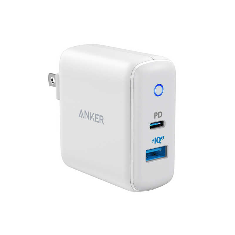 アンカー Anker Japan アンカー Anker Japan Anker PowerPort PD＋2 (20W) white ［2ポート /USB Power Delivery対応］ A2636N21 A2636N21