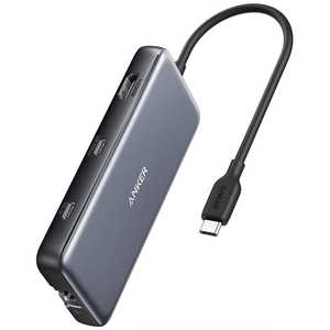 アンカー Anker Japan USB-C Hub Anker PowerExpand Gray ［8-in-1 /USB 3.1 Gen2対応 /USB Power Delivery対応］ A83830A2