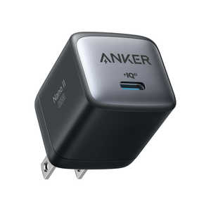 アンカー Anker Japan 【アウトレット】Anker Nano II 30W black A2665N11 [1ポート /USB Power Delivery対応 /GaN(窒化ガリウム) 採用] A2665N11