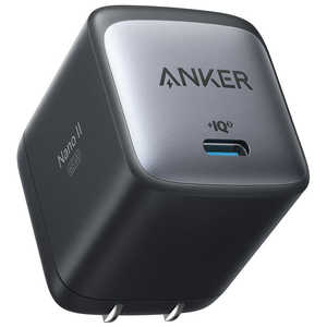 アンカー Anker Japan Anker Nano II 65W black A2663N11  1ポート  USB Power Delivery対応  GaN(窒化ガリウム) 採用  A2663N11