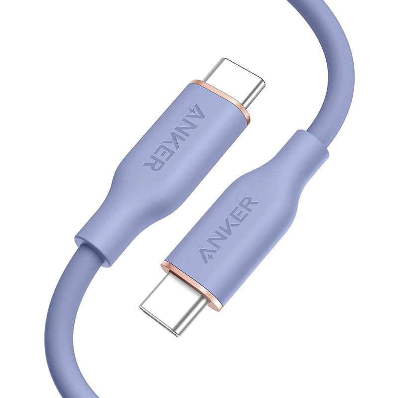 アンカー アンカー Anker PowerLine III Flow USB-C & USB-C ケーブル (0.9m ラベンダーグレイ) [約0.9m /USB Power Delivery対応] A85520Q1 A85520Q1