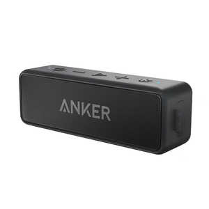 アンカー Anker Japan Bluetoothスピーカー SoundCore 2 ブラック 防水  A3105015