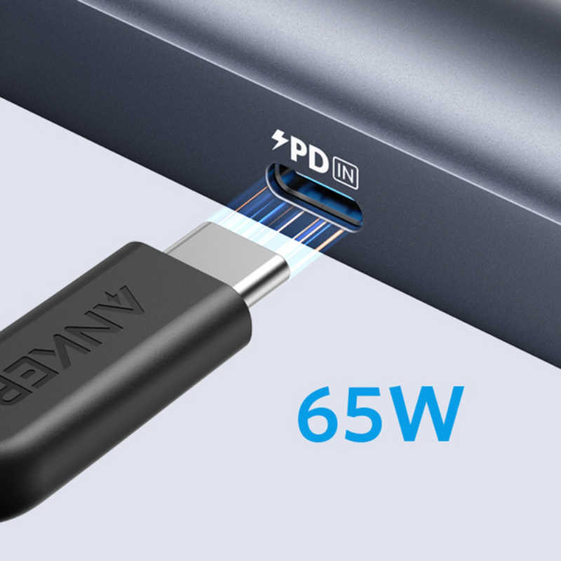 アンカー アンカー Anker PowerExpand 6-in-1 USB-C PD イーサネット ハブ Gray  [セルフパワー/6ポート/USB Power Delivery対応] A8365NA1 A8365NA1