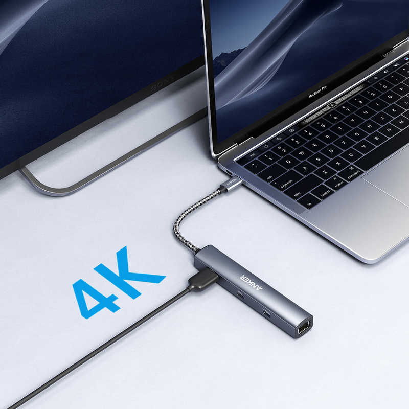 アンカー Anker Japan アンカー Anker Japan Anker PowerExpand 6-in-1 USB-C PD イーサネット ハブ Gray  [セルフパワー/6ポート/USB Power Delivery対応] A8365NA1 A8365NA1