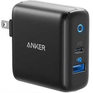 アンカー Anker Japan PowerPort PD 2 20W ［2ポート /USB Power Delivery対応 /GaN(窒化ガリウム) 採用］ ブラック A2625112