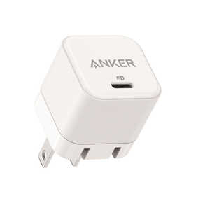 アンカー Anker Japan Anker PowerPort III 20W Cube White [1ポート/USB Power Delivery対応] A2149N21
