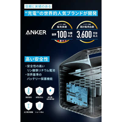 アンカー Anker Japan ポータブル電源 535 Portable Power