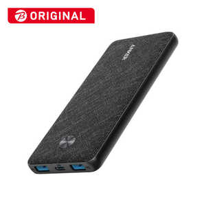 アンカー Anker Japan モバイルバッテリー 10000mAh PowerCore lll Sense 10000 PD 22.5W ブラック [USB Power Delivery対応 /3ポート /充電タイプ] A1248N11