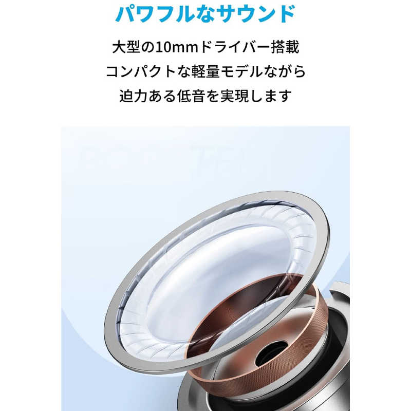 アンカー Anker Japan アンカー Anker Japan フルワイヤレスイヤホン Soundcore Life P2 Mini オフホワイト  [ワイヤレス(左右分離) /Bluetooth] A3944021 A3944021