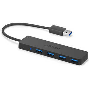 アンカー Anker Japan USB-Aハブ (Mac/Windows11対応) ブラック［バスパワー /4ポート /USB3.0対応] A7516N15