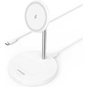 󥫡 Anker Japan Anker PowerWave Magnetic 2-in-1 Stand Lite White [磻쥹Τ] A2543022