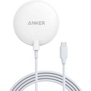アンカー Anker Japan マグネット式ワイヤレス充電器 PowerWave Magnetic Pad Lite ホワイト [ワイヤレスのみ] A2567022
